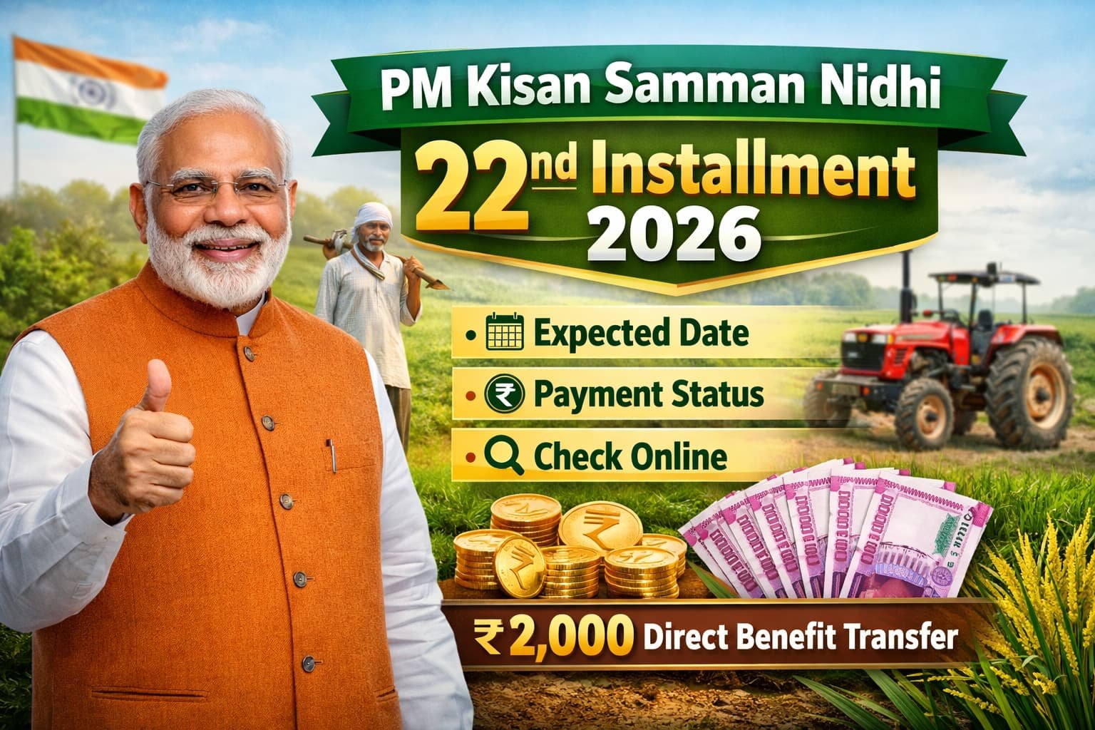 PM Kisan Samman Nidhi 2026 Good News! ₹2000 Payment Released – ನಿಮ್ಮ ಖಾತೆ Check ಮಾಡಿ