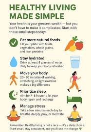 ಪ್ರತಿದಿನ ಆರೋಗ್ಯವಾಗಿರಲು 7 ಸರಳ ಸೂತ್ರಗಳು